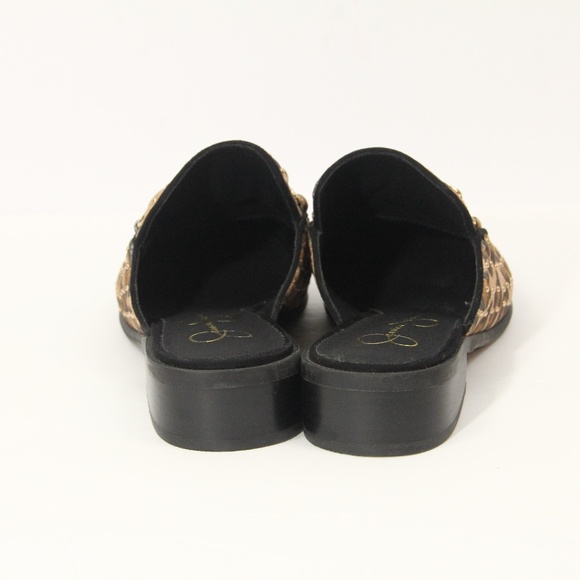 Jessica Simpson Leopard Print Shoes sz 7 Women Slip On Mules - Picture 7 of 8